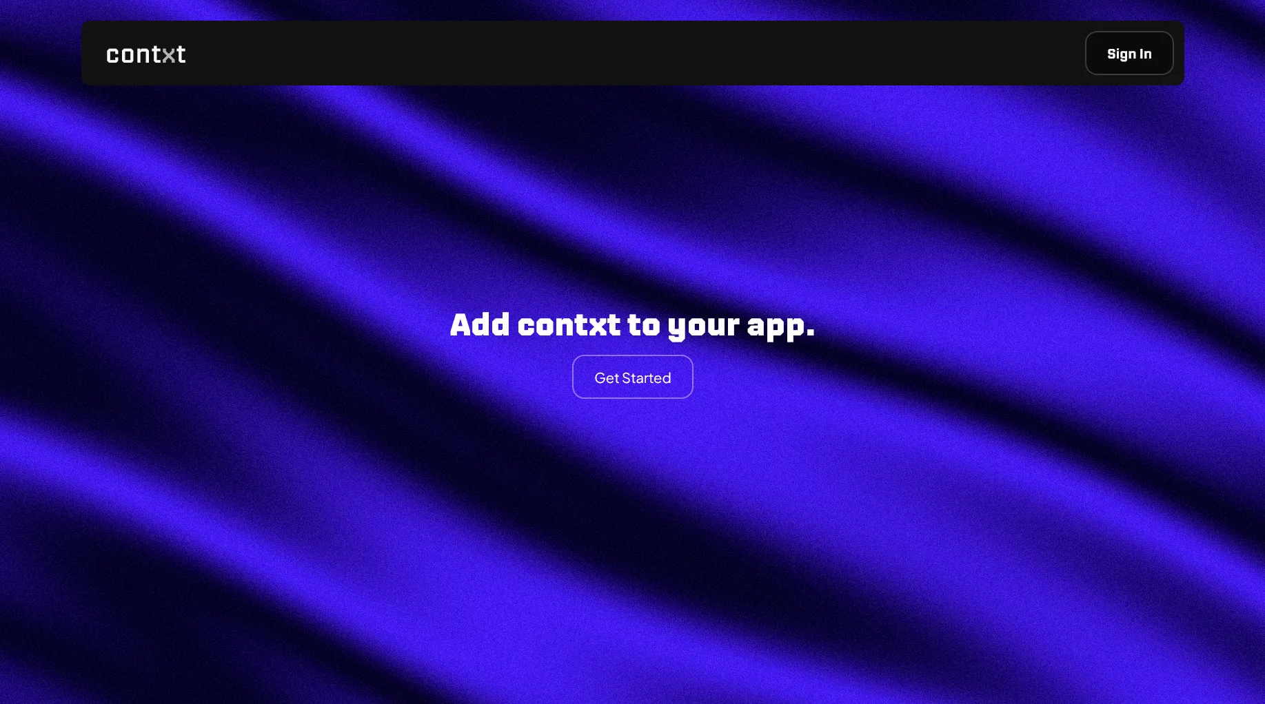 Contxt, RAG-as-a-service for knowledge bases and embedding retrieval.