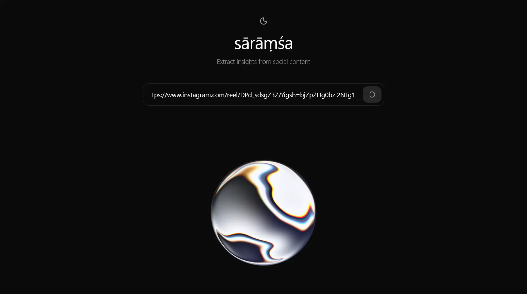Sārāmśa, Social content insight extraction.